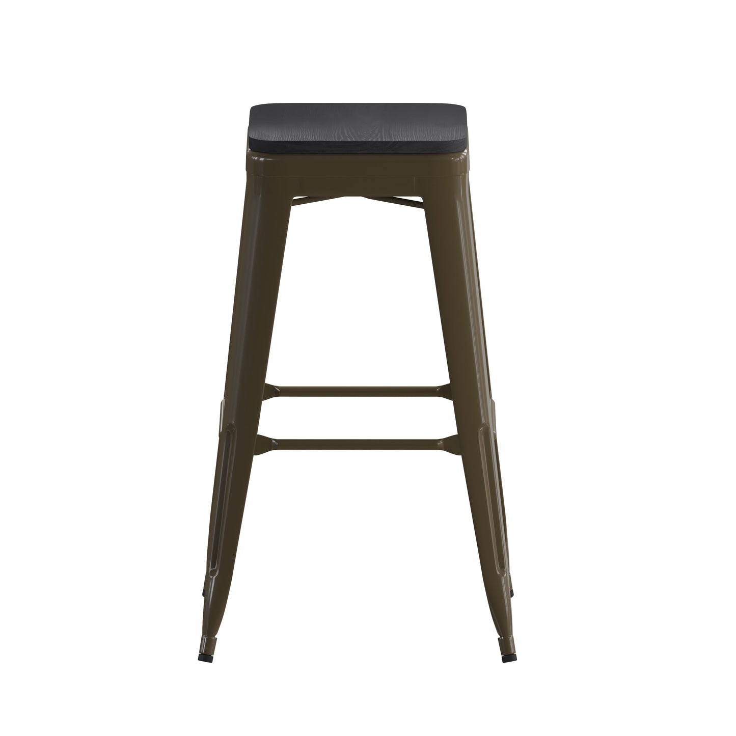 4PK 30" GN Stool-Black Seat 4-ET-31320-30-GN-R-PL2B-GG