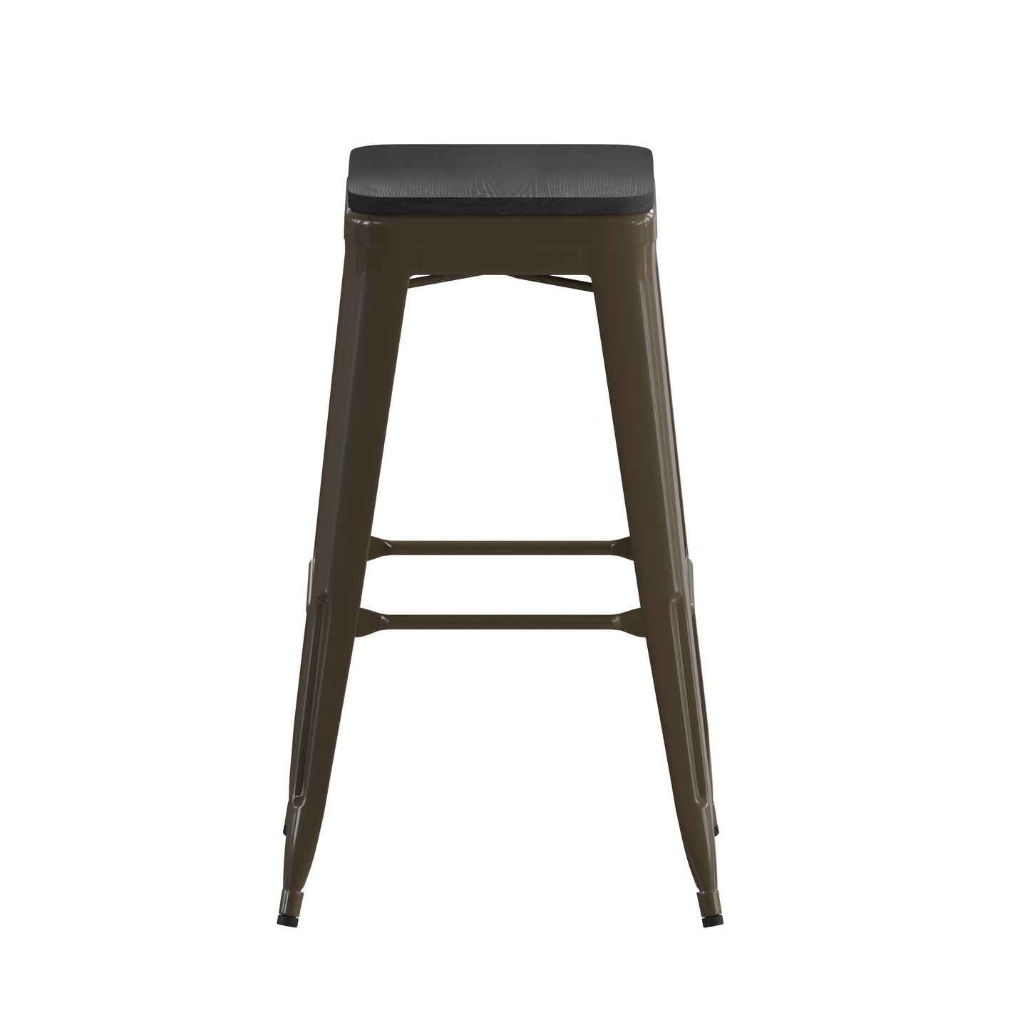 4PK 30" GN Stool-Black Seat 4-ET-31320-30-GN-R-PL2B-GG