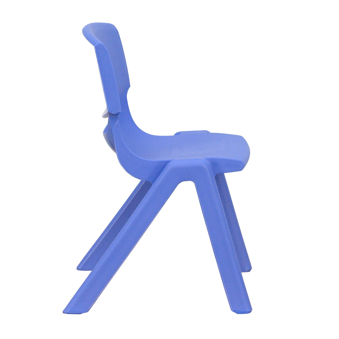 4PK Blue Plastic Stack Chair 4-YU-YCX4-001-BLUE-GG