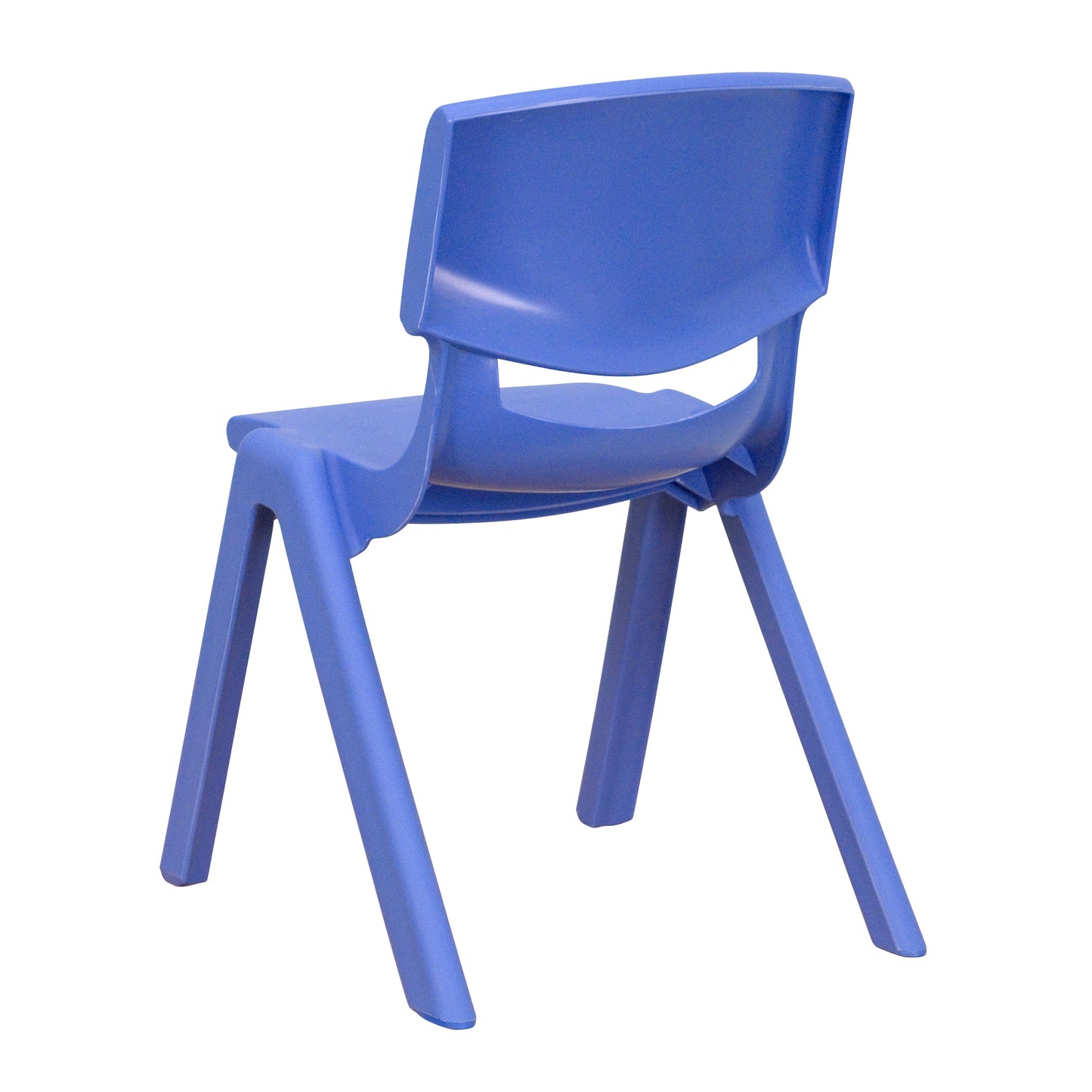 4PK Blue Plastic Stack Chair 4-YU-YCX4-001-BLUE-GG