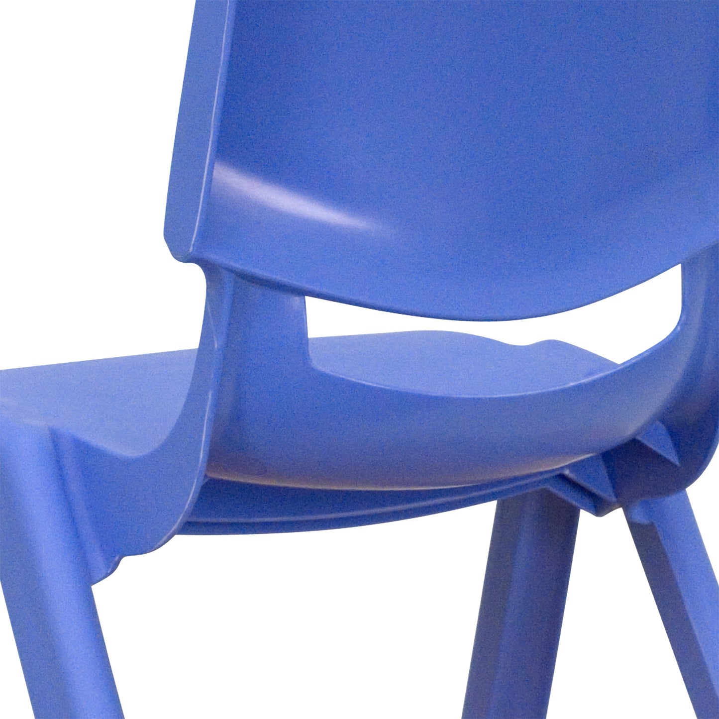 4PK Blue Plastic Stack Chair 4-YU-YCX4-001-BLUE-GG