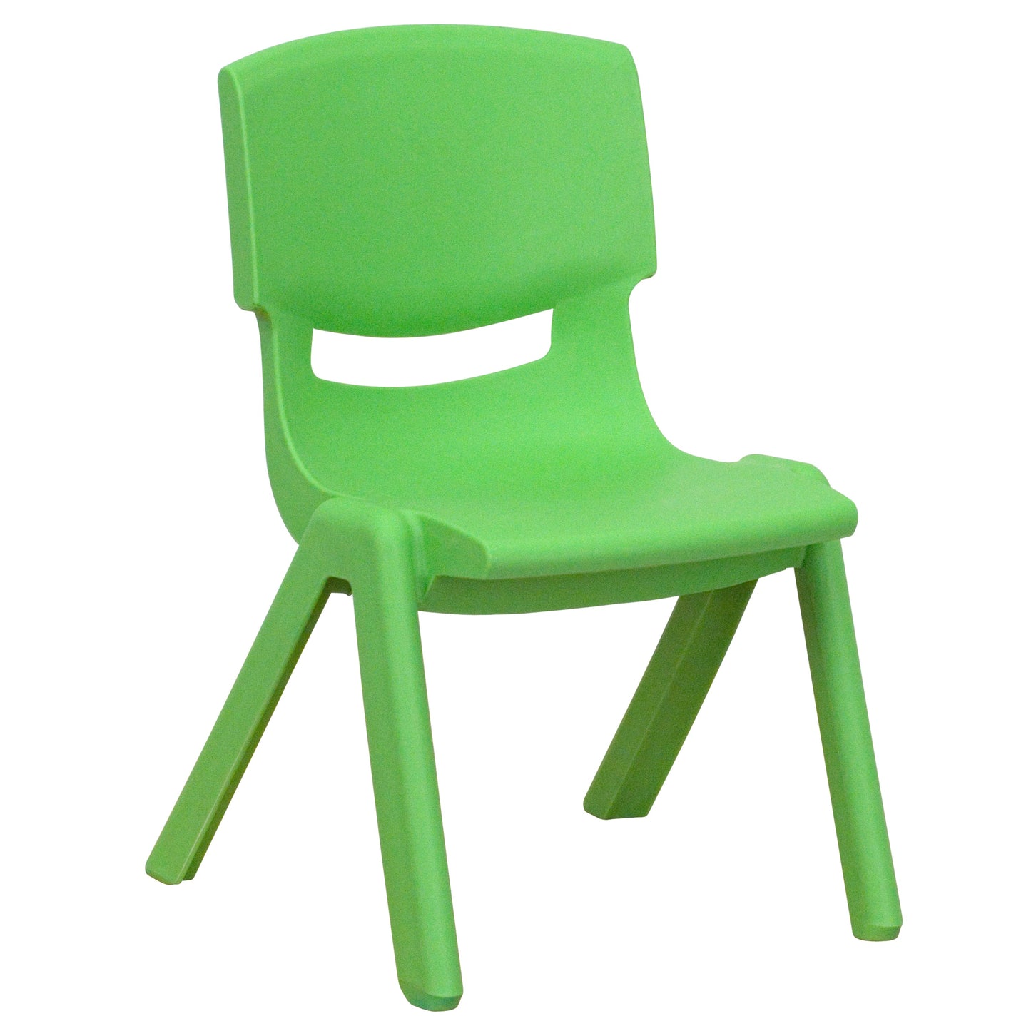 4PK Green Plastic Stack Chair 4-YU-YCX4-003-GREEN-GG