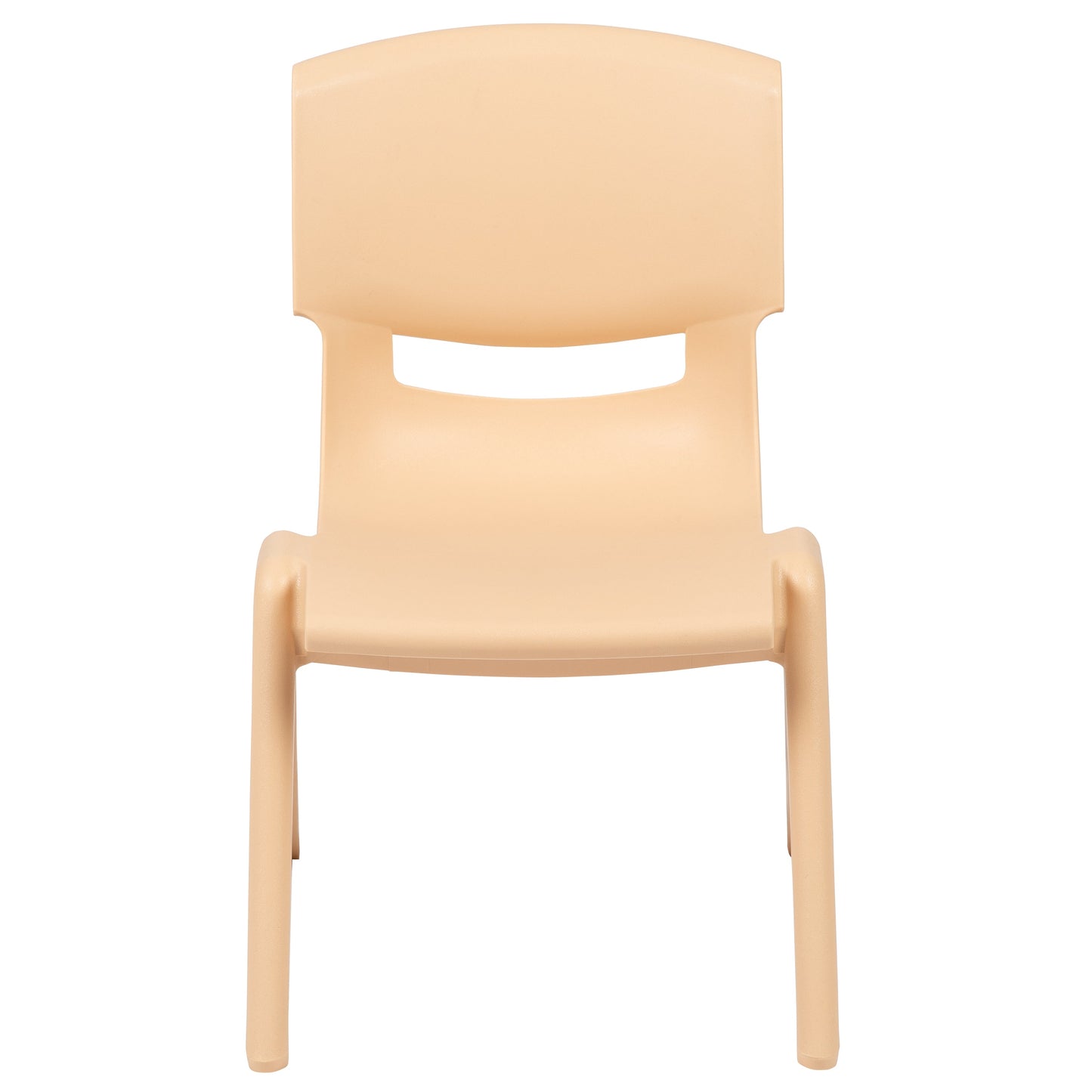 4PK Natural Plastic Chair 4-YU-YCX4-003-NAT-GG