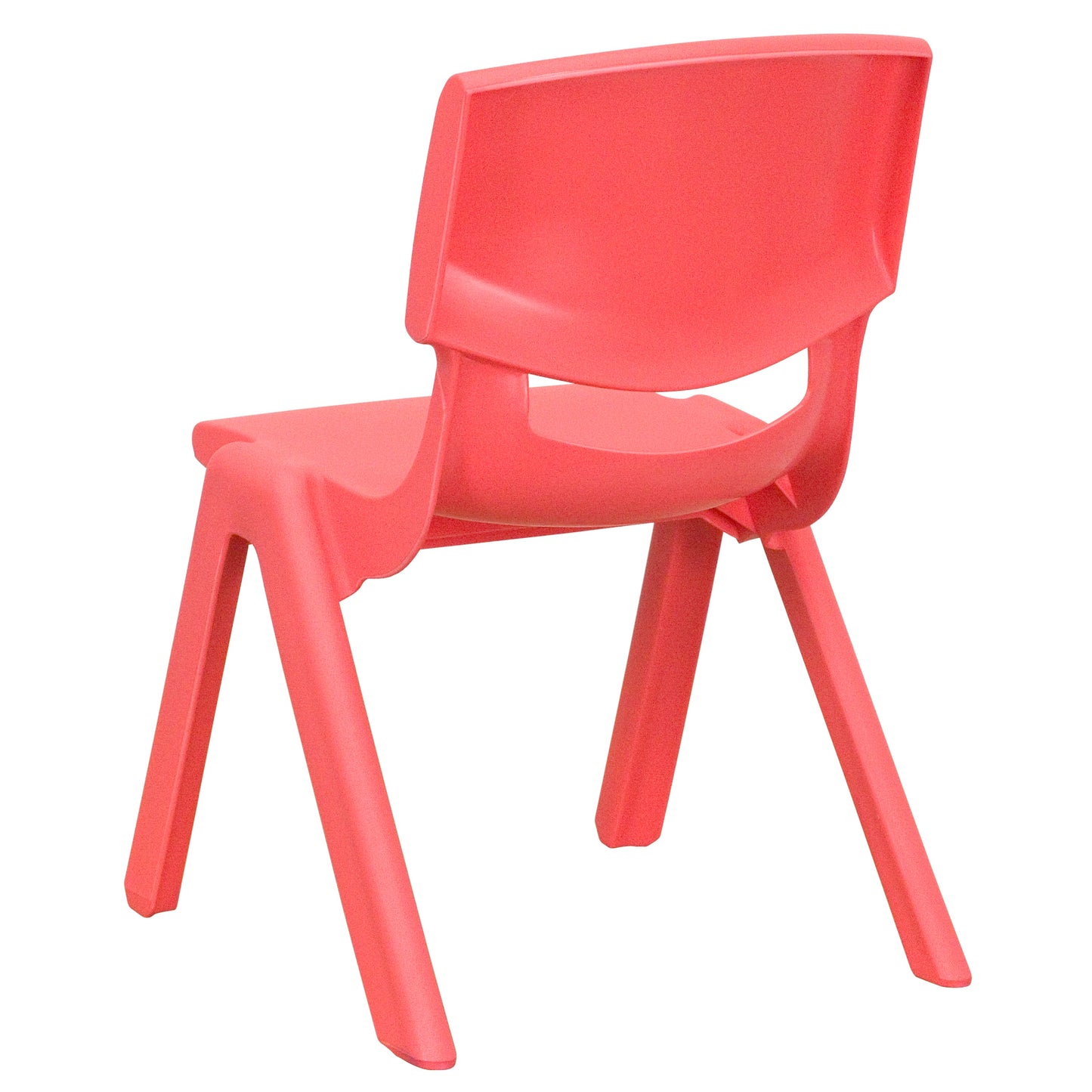 4PK Red Plastic Stack Chair 4-YU-YCX4-003-RED-GG
