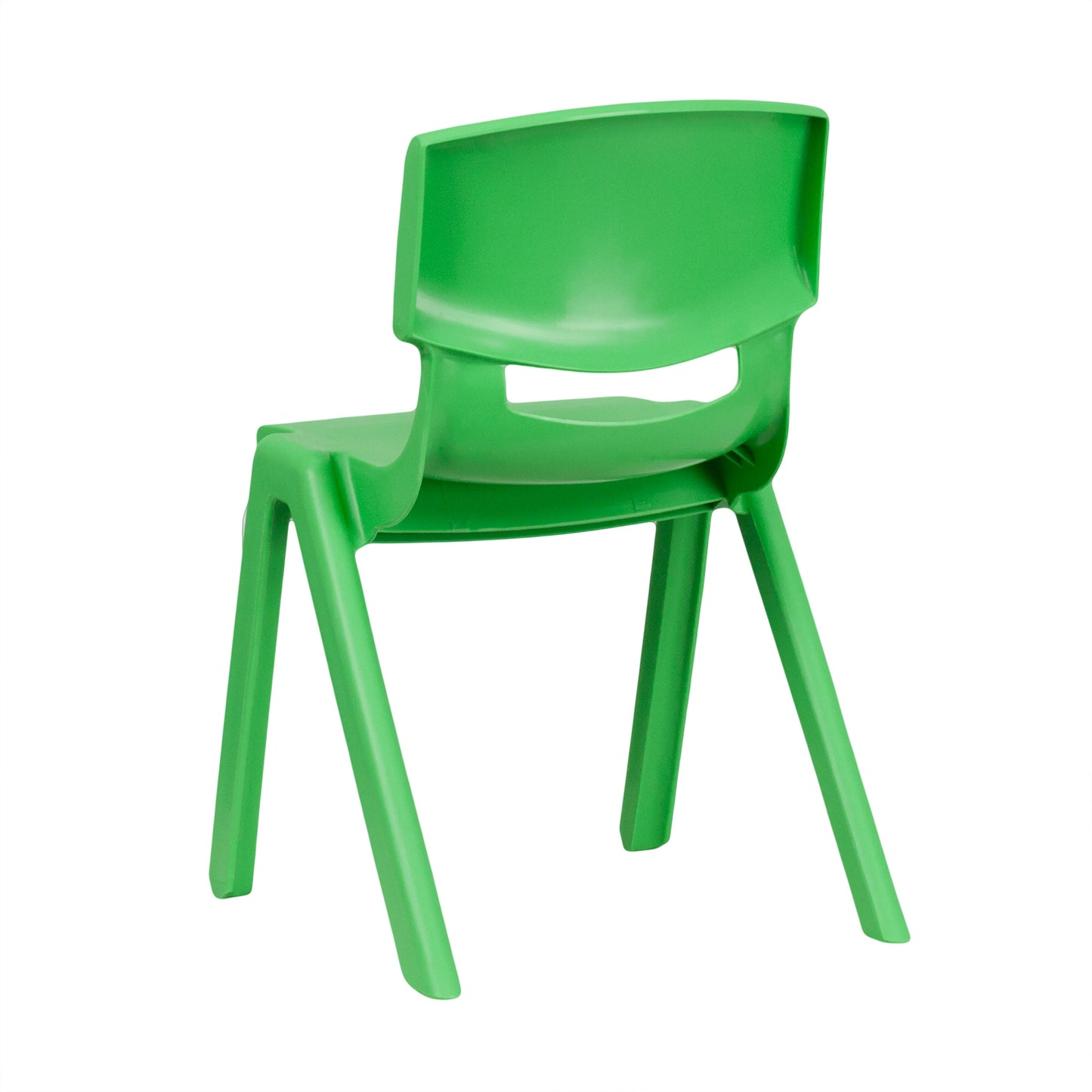 4PK Green Plastic Stack Chair 4-YU-YCX4-004-GREEN-GG