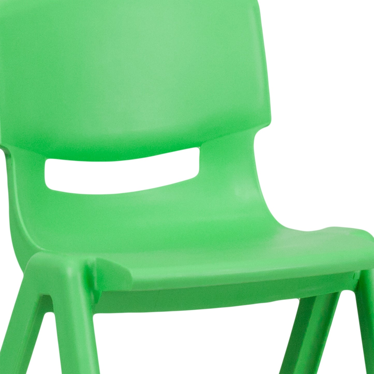 4PK Green Plastic Stack Chair 4-YU-YCX4-004-GREEN-GG