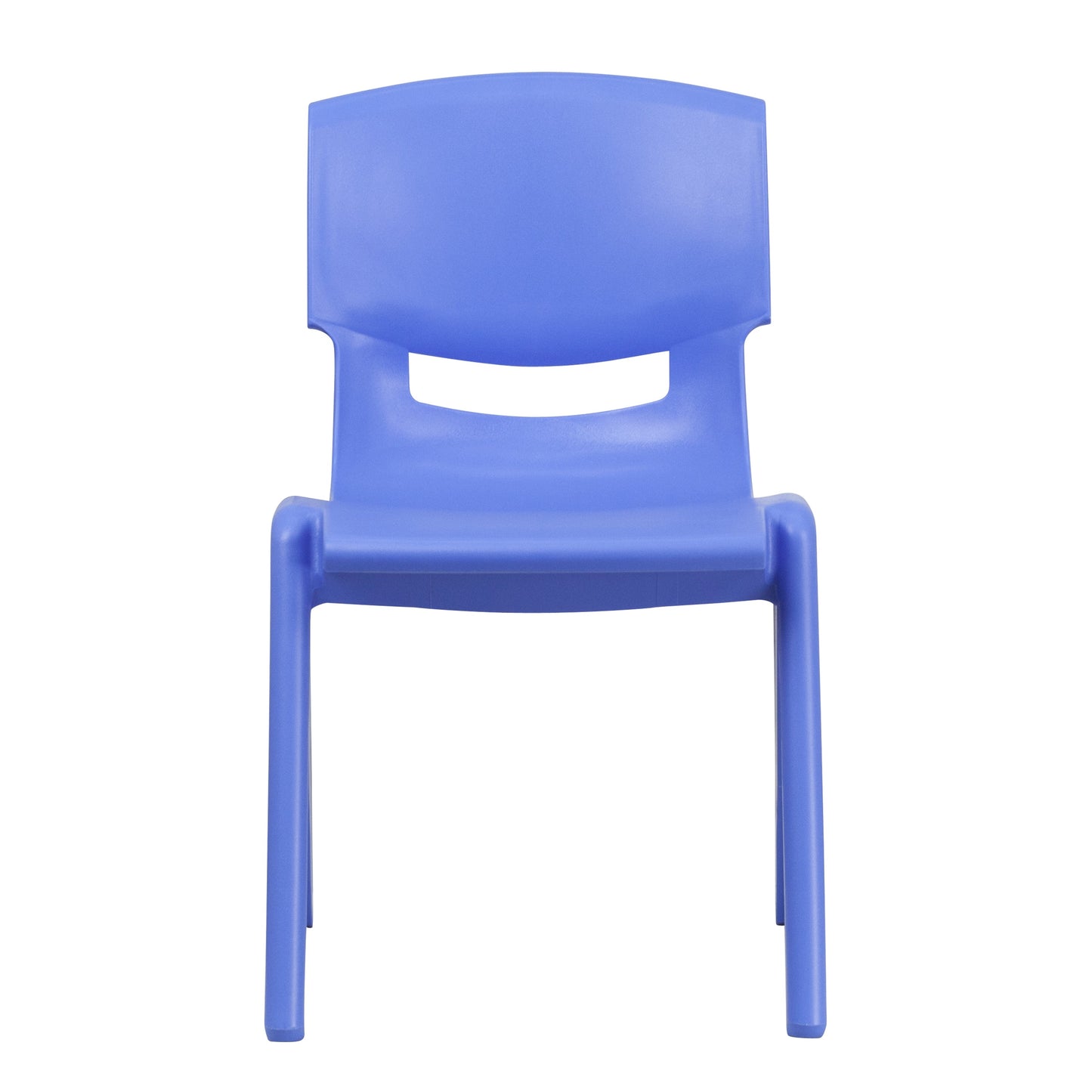 4PK Blue Plastic Stack Chair 4-YU-YCX4-005-BLUE-GG