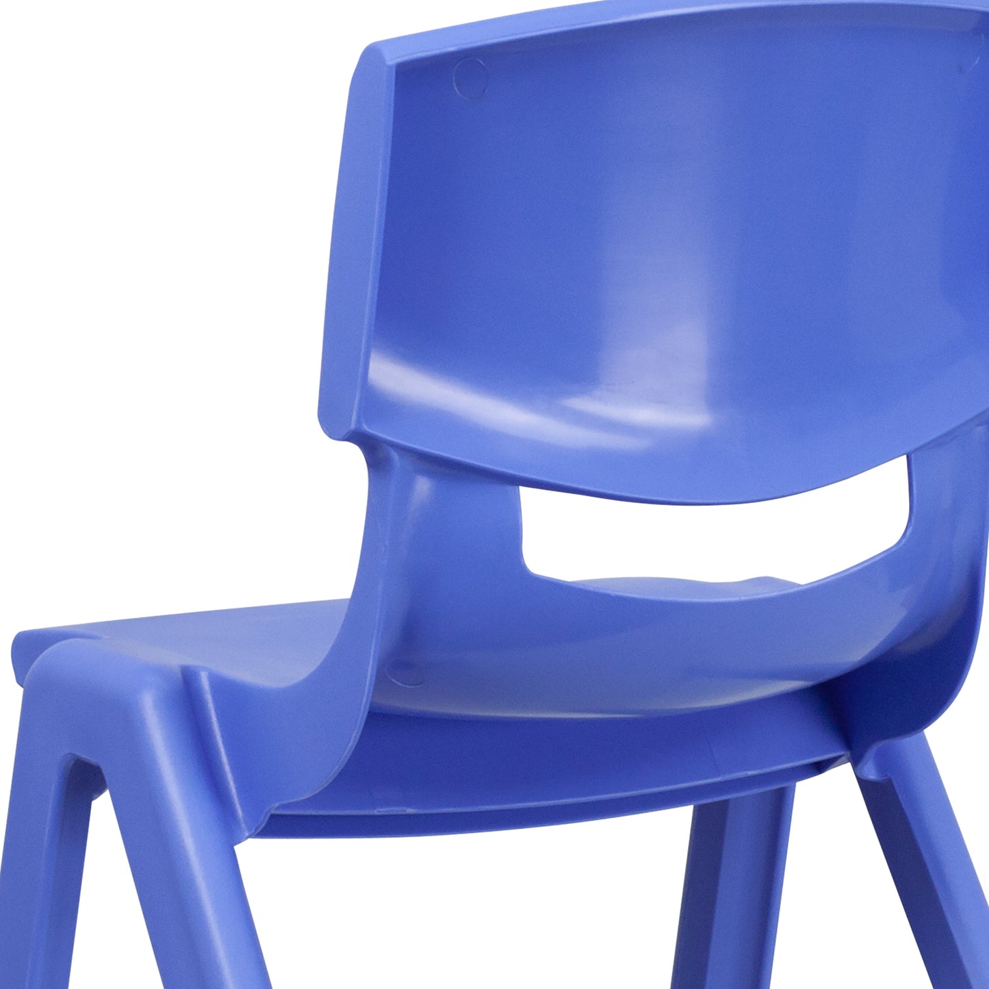 4PK Blue Plastic Stack Chair 4-YU-YCX4-005-BLUE-GG