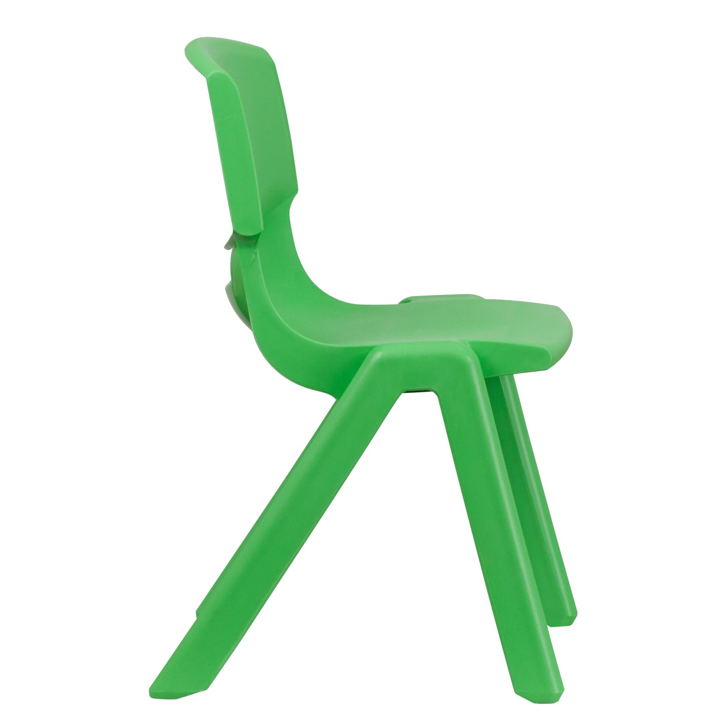 4PK Green Plastic Stack Chair 4-YU-YCX4-005-GREEN-GG