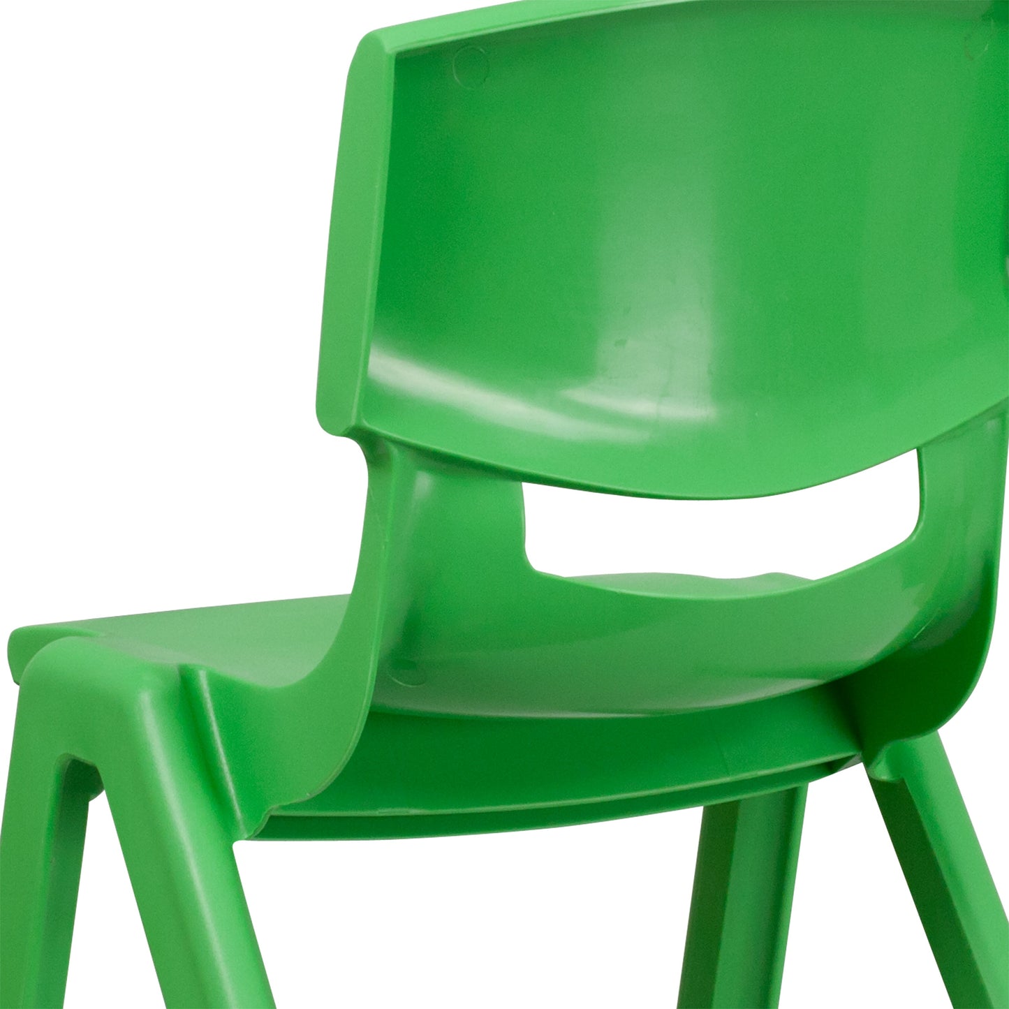 4PK Green Plastic Stack Chair 4-YU-YCX4-005-GREEN-GG