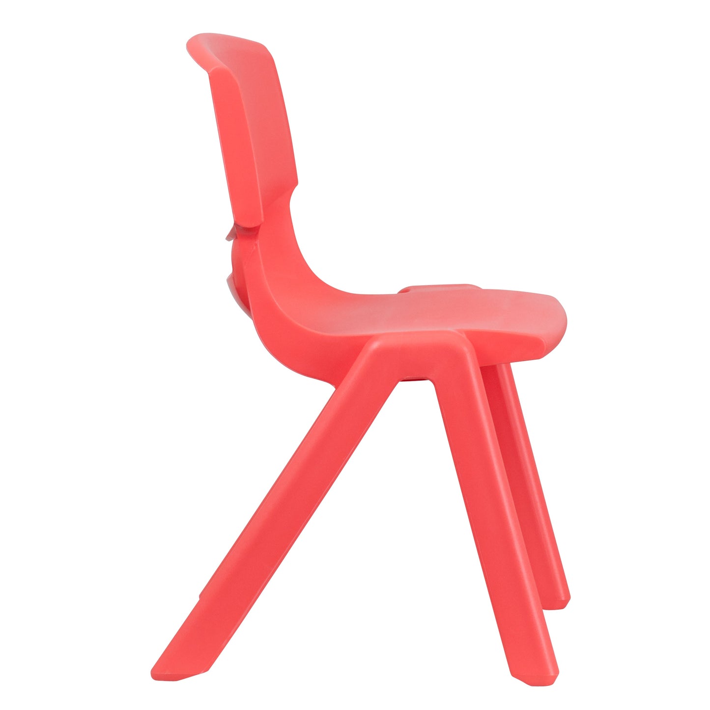 4PK Red Plastic Stack Chair 4-YU-YCX4-005-RED-GG