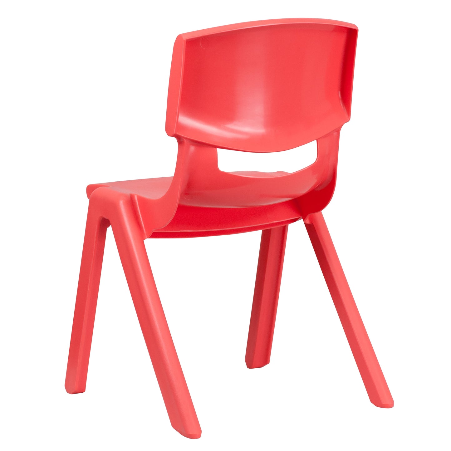4PK Red Plastic Stack Chair 4-YU-YCX4-005-RED-GG