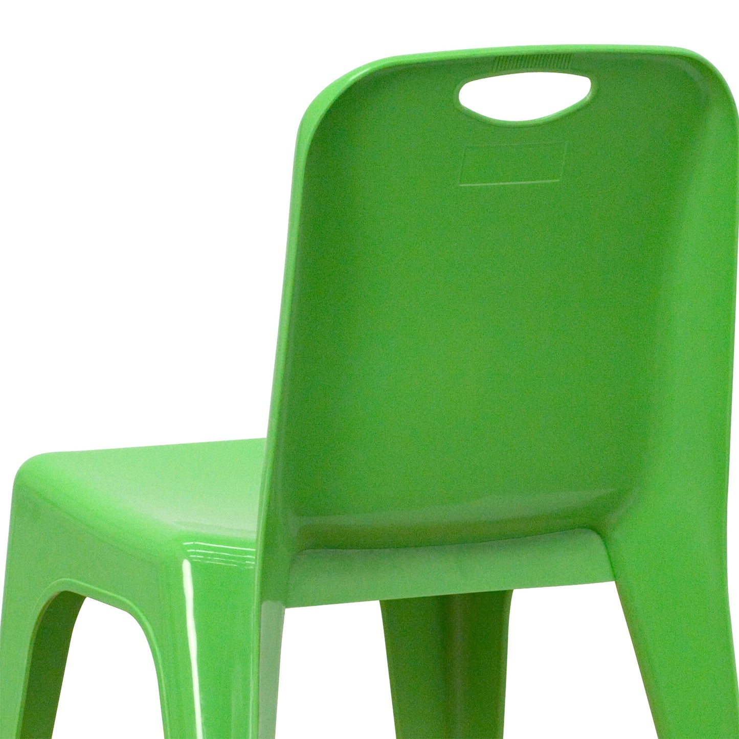 4PK Green Plastic Stack Chair 4-YU-YCX4-011-GREEN-GG