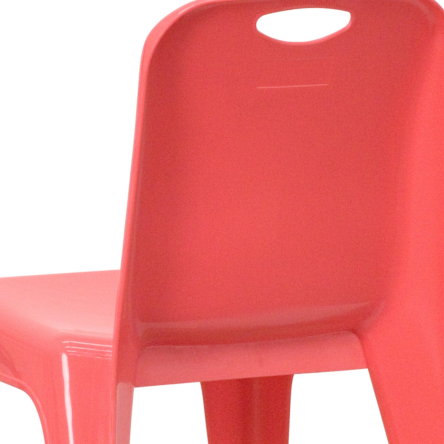 4PK Red Plastic Stack Chair 4-YU-YCX4-011-RED-GG