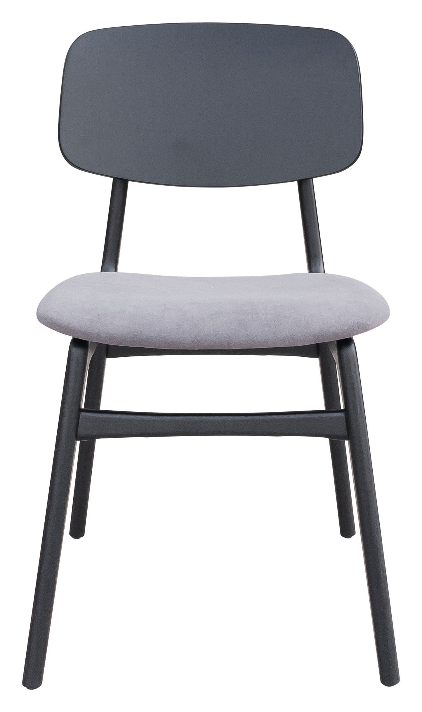 Othello Dining Chair (Set of 2) Gray & Black