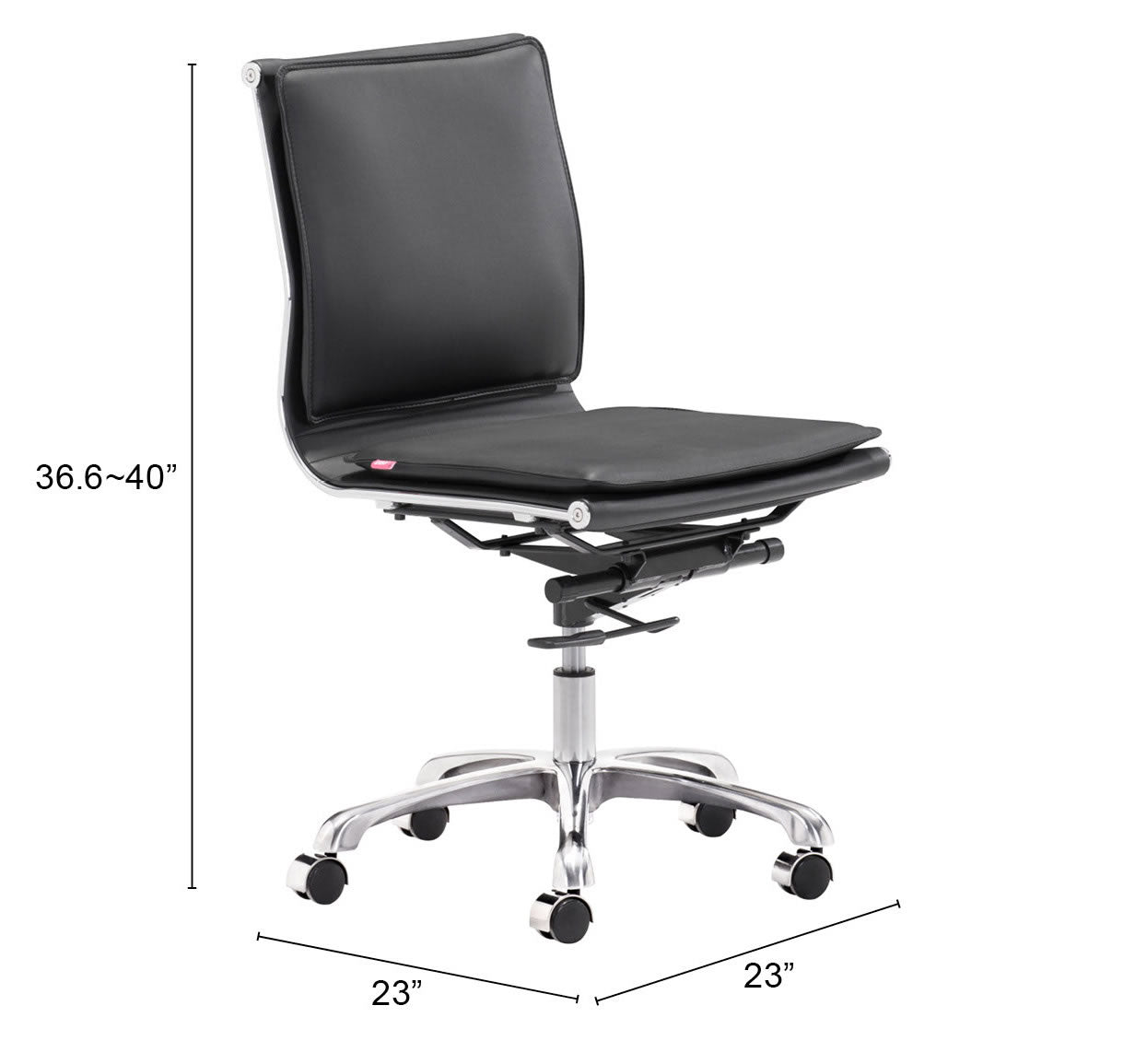 Lider Plus Armless Office Chair and Liderato Office Chair
