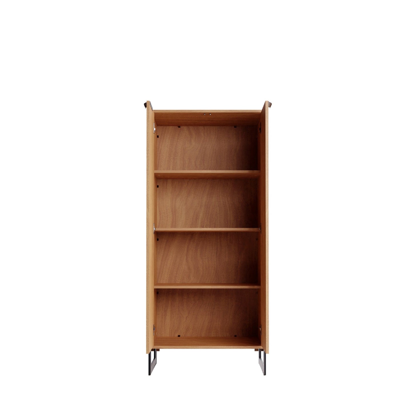 Manhattan Comfort Lexington 59.72 Bookcase with 4 Shelves in Maple Cream 72551