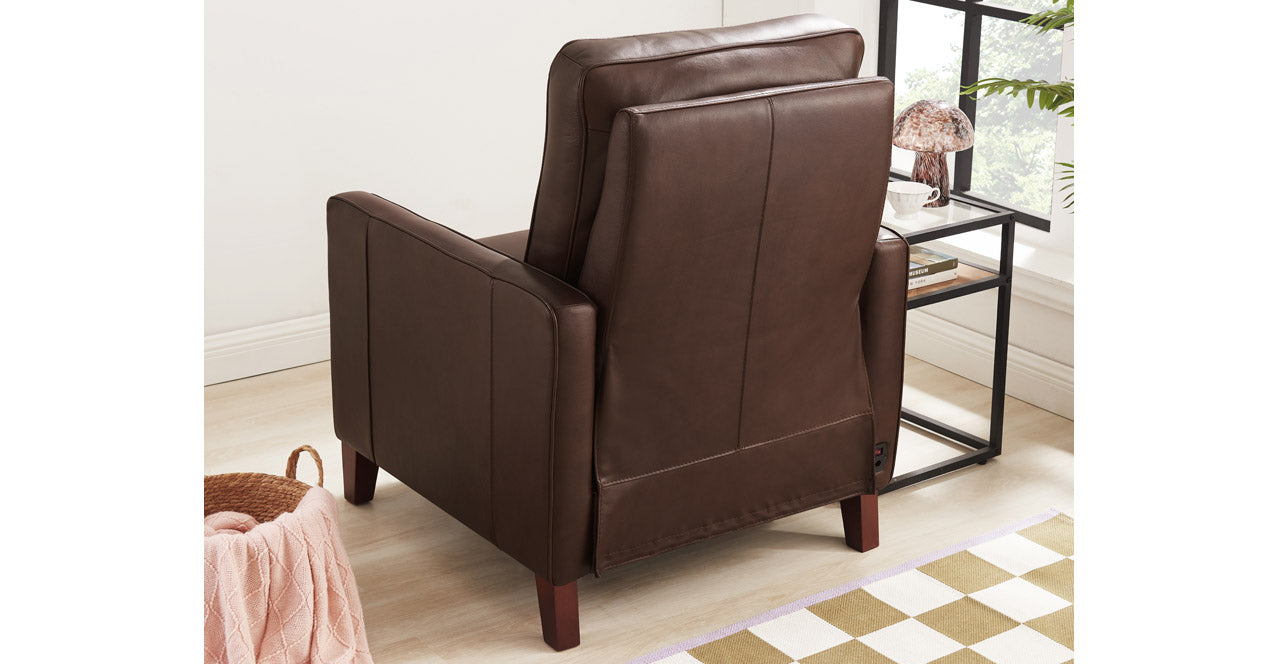 Ashby Power and Manual Headrest Recliner Collection with Swivel and Glider Options