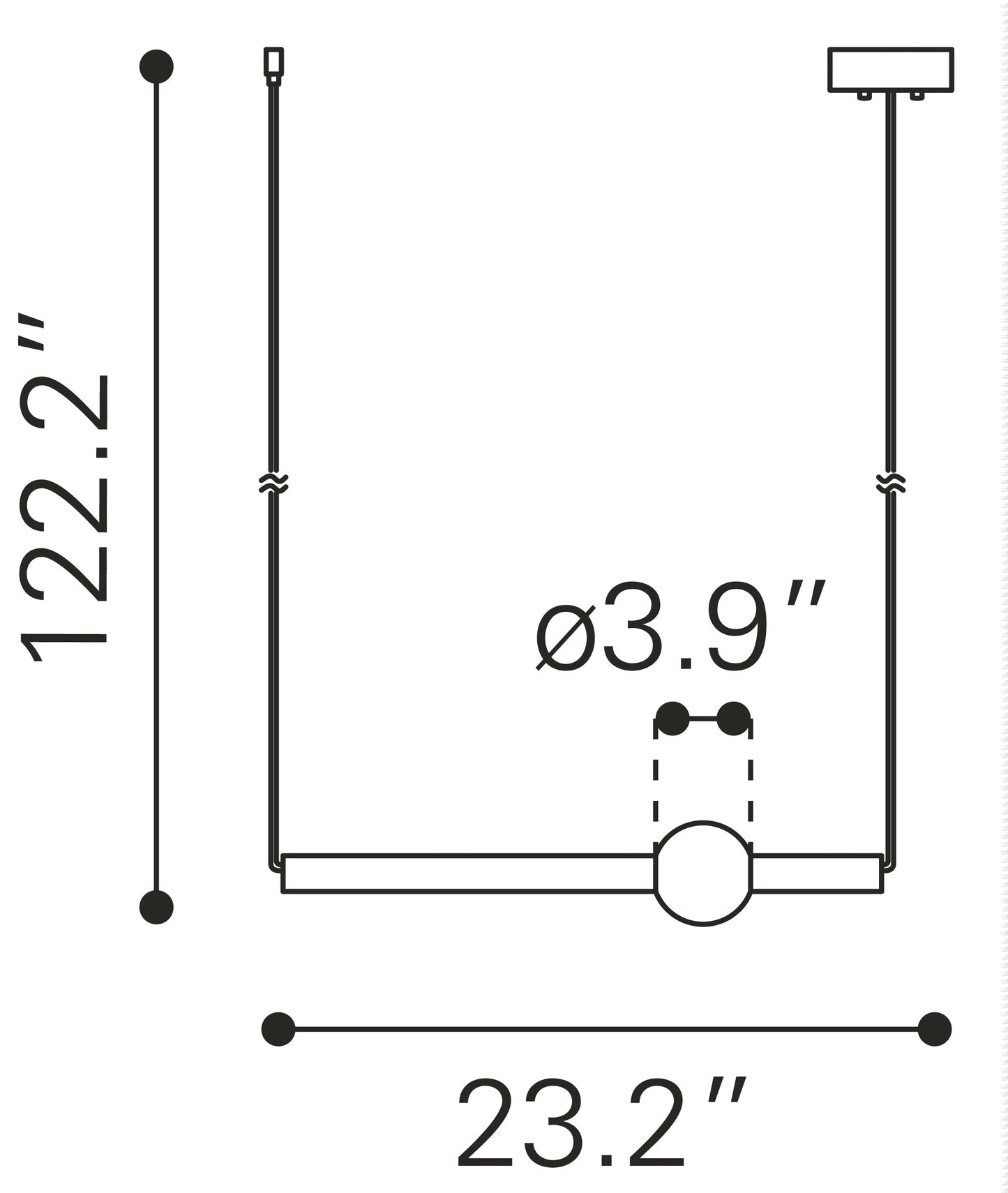 Adeo Ceiling Lamp Brass