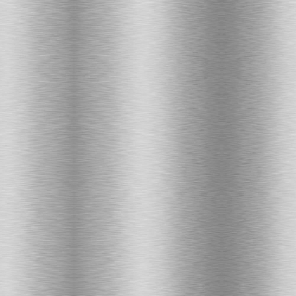 Noran Swivel Stool in Brushed Stainless Steel and Black Metal with Faux Leather