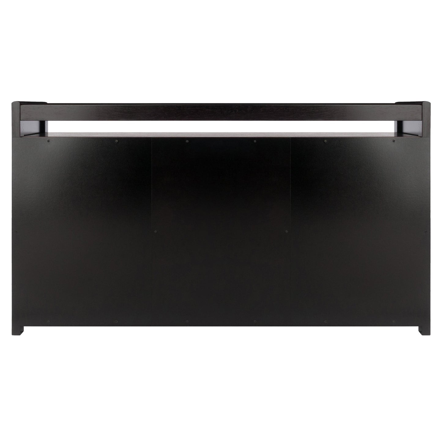 Addison 4-Pc Storage Bench with 3 Foldable Woven Baskets, Espresso and Chocolate