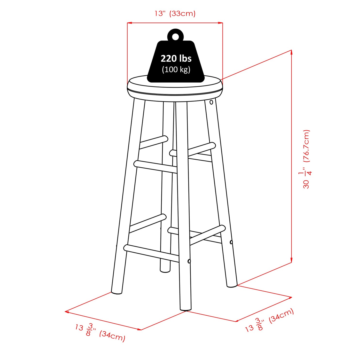 Shelby 2-Pc Swivel Seat Bar Stool Set, Walnut