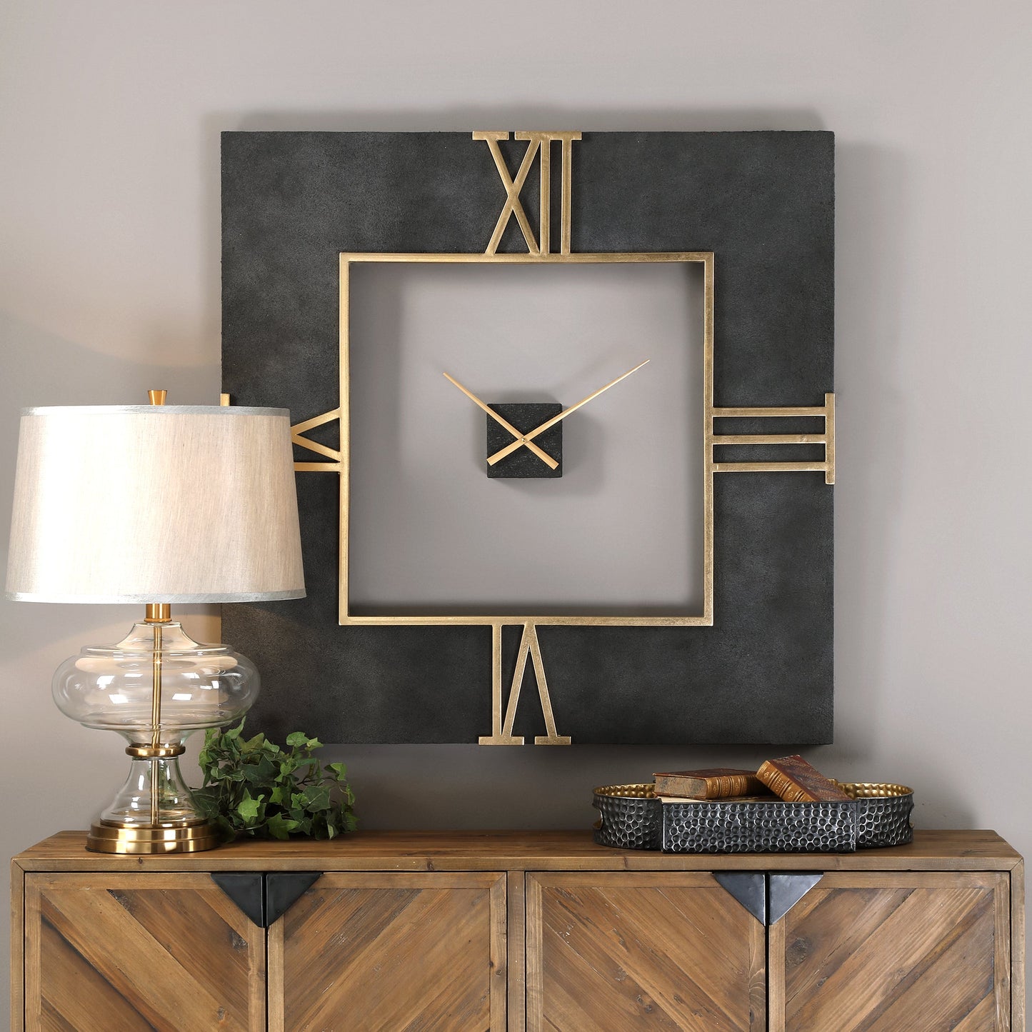 Uttermost Mudita Square Wall Clock
