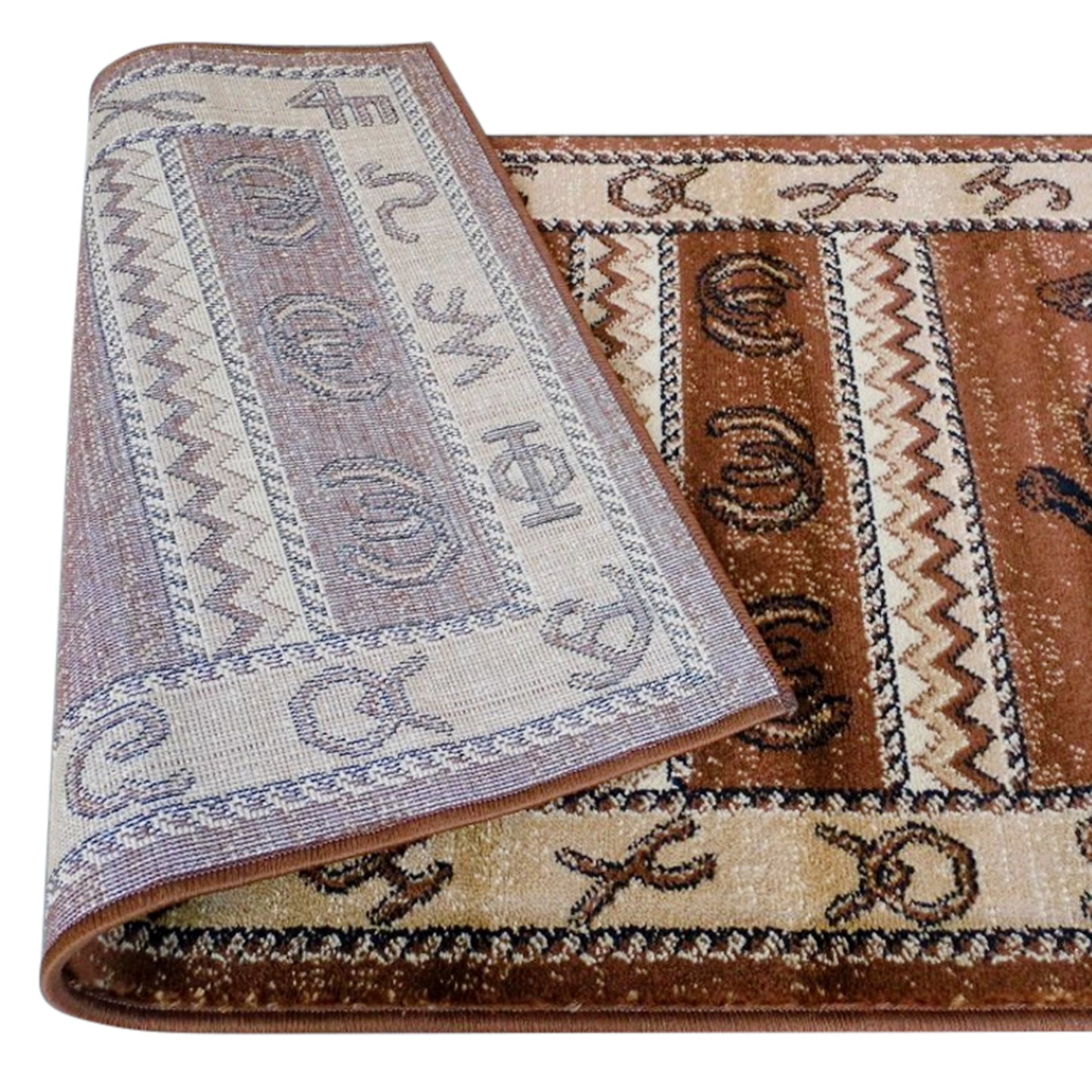 Beige 2' x 7' Cowboy Area Rug ACD-RG2819-27-BN-GG