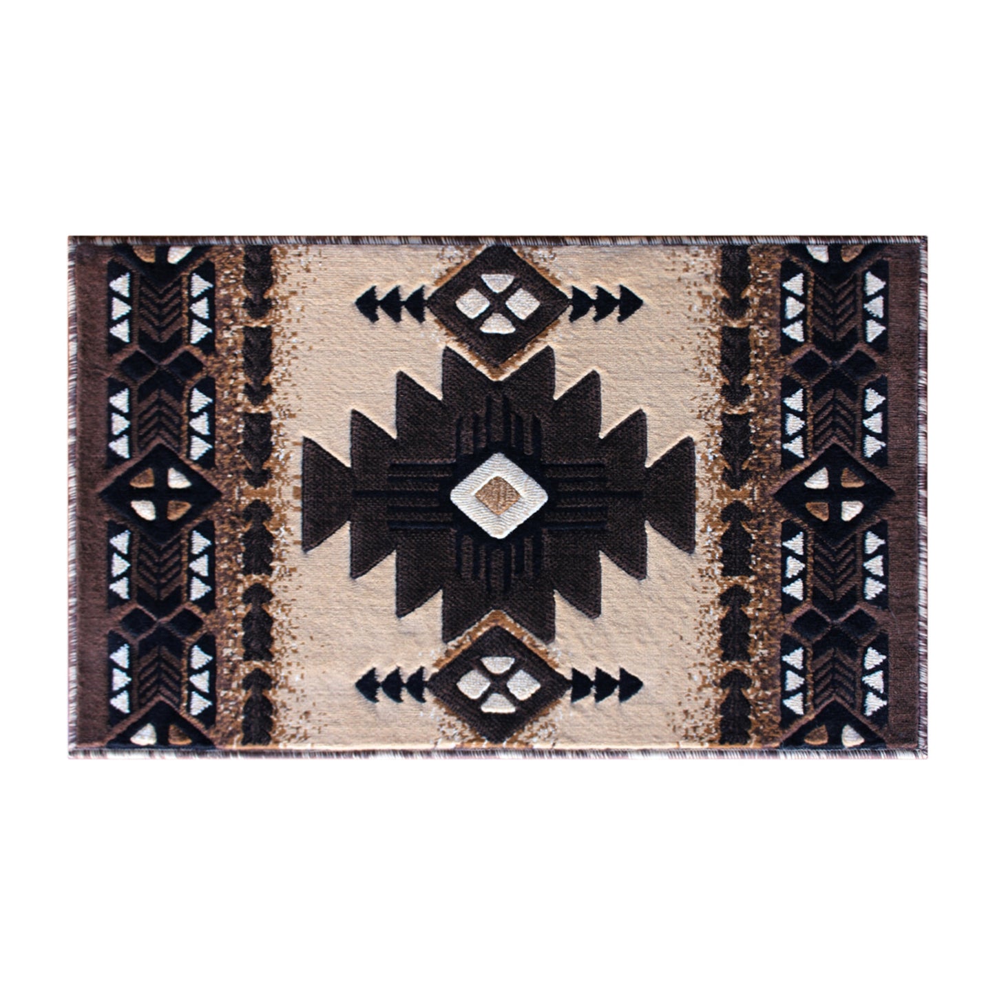 2x3 Rustic Brown Area Rug ACD-RG611-23-BN-GG