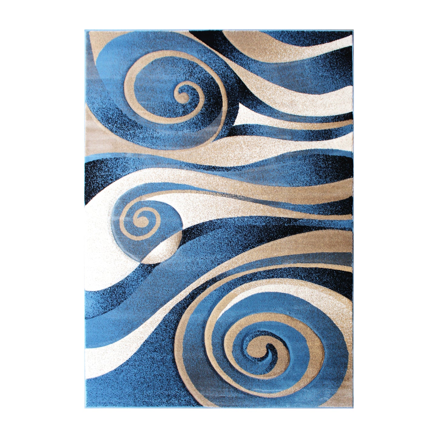 8' x 11' Blue & Beige Area Rug ACD-RG8AS8-811-BL-GG
