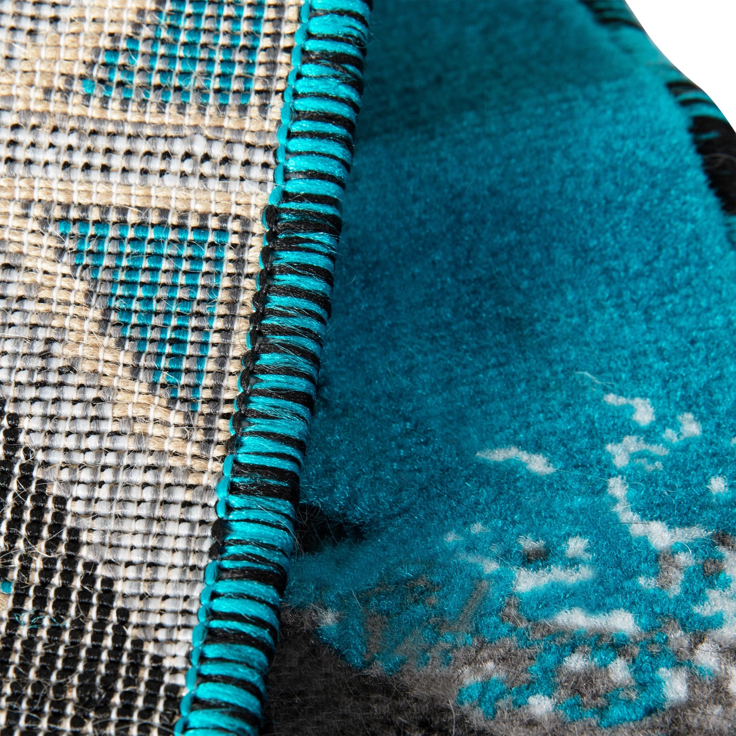 3x5 Oval Turquoise Area Rug ACD-RGC318-35-TQ-GG