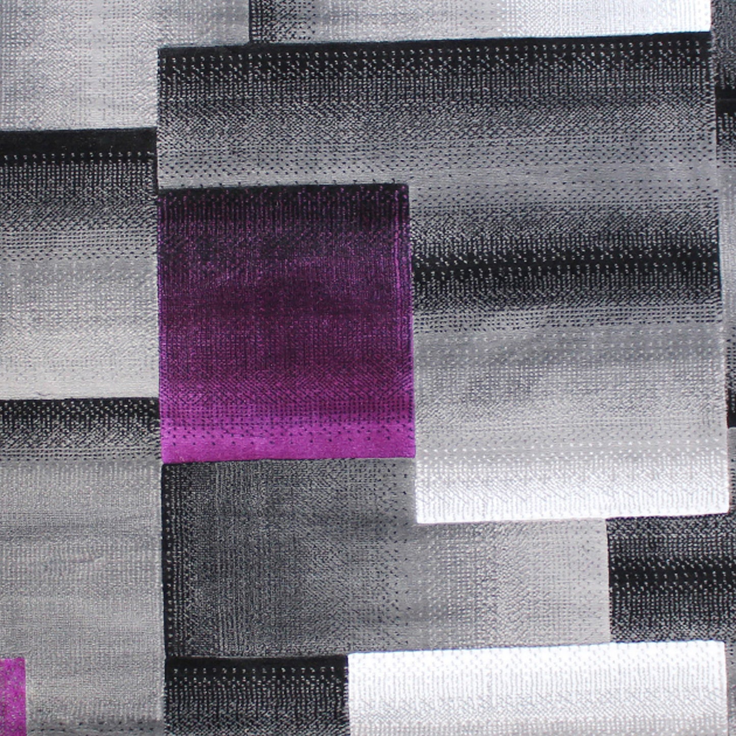 5x5 Purple Block Area Rug ACD-RGTRZ861-55-PU-GG