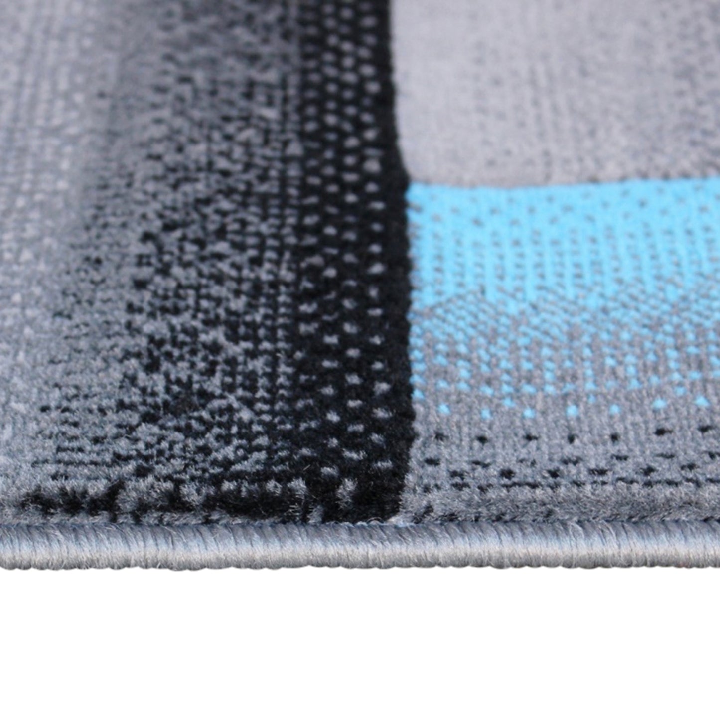 5x7 Blue Block Area Rug ACD-RGTRZ861-57-BL-GG