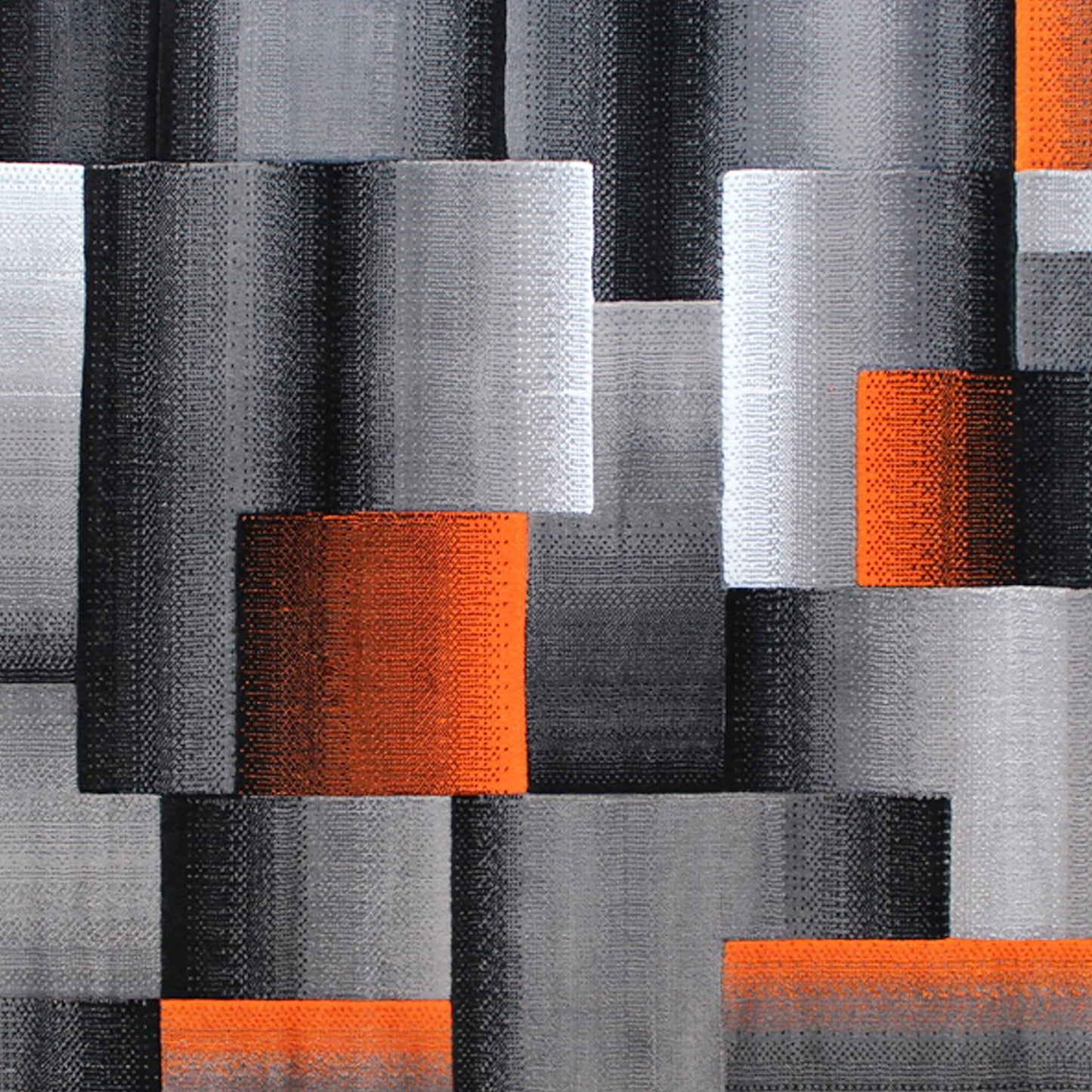 5x7 Orange Block Area Rug ACD-RGTRZ861-57-OR-GG