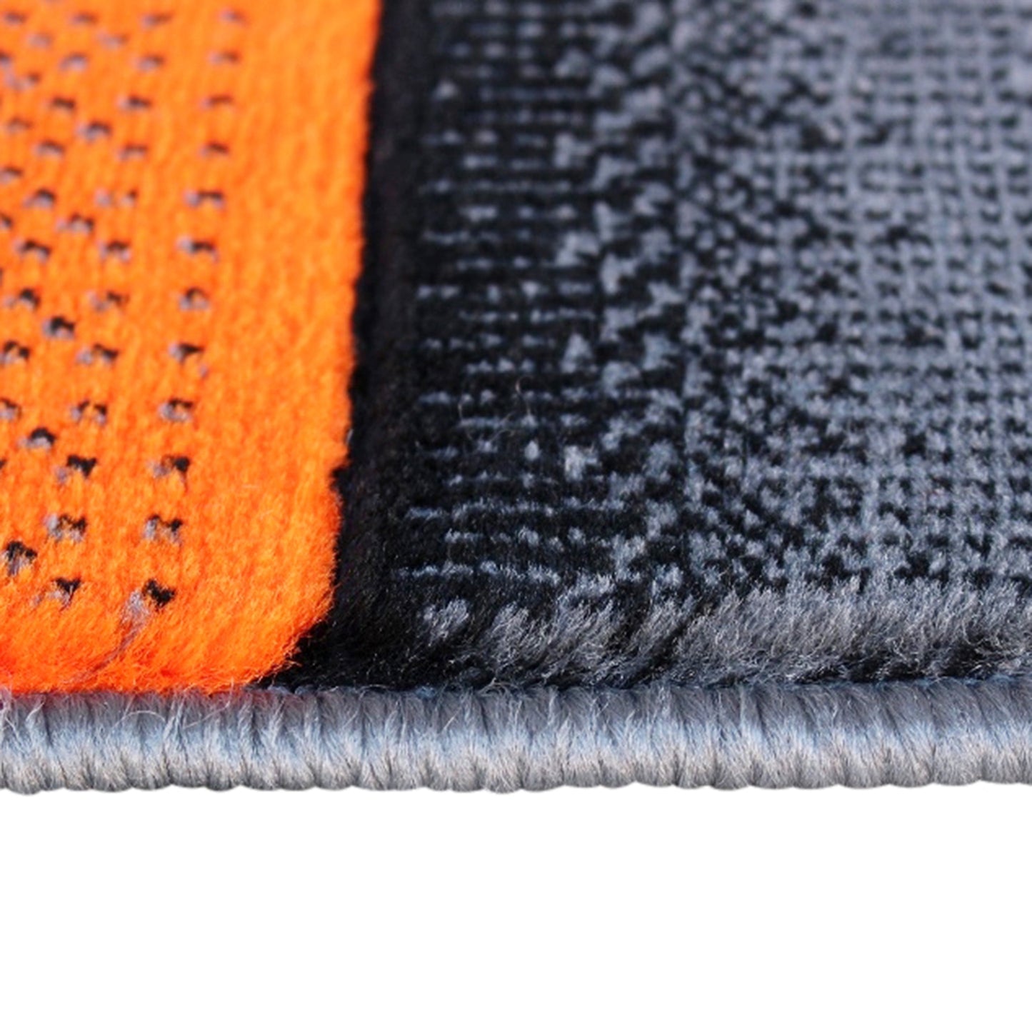 5x7 Orange Block Area Rug ACD-RGTRZ861-57-OR-GG