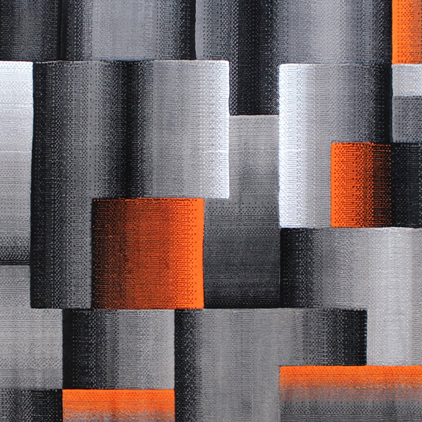 6x9 Orange Block Area Rug ACD-RGTRZ861-69-OR-GG