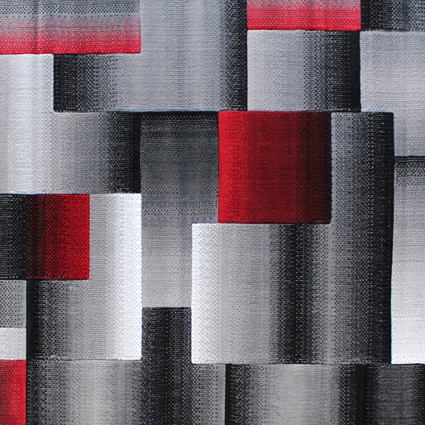 8x10 Red Block Area Rug ACD-RGTRZ861-810-RD-GG