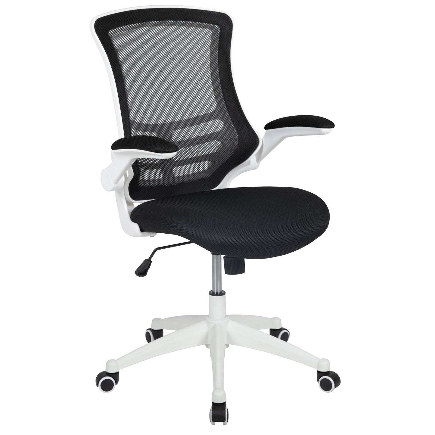 Mid-Back Mesh Desk Chair BL-X-5M-WH with Ergonomic Design and Comfortable Support