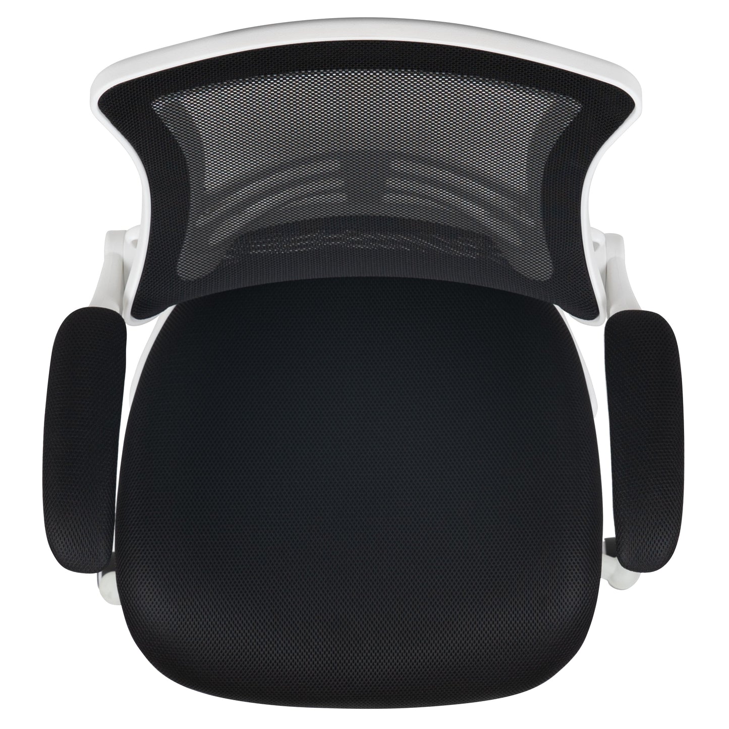 Mid-Back Mesh Desk Chair BL-X-5M-WH with Ergonomic Design and Comfortable Support