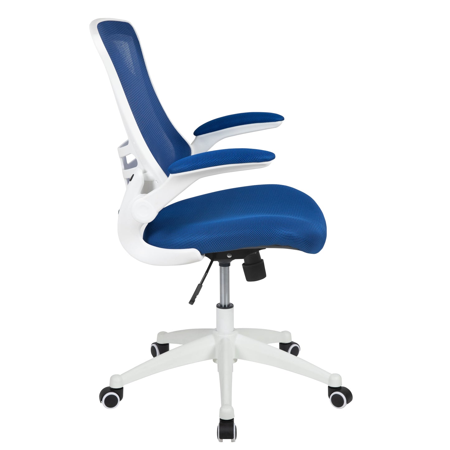 Mid-Back Mesh Desk Chair BL-X-5M-WH with Ergonomic Design and Comfortable Support