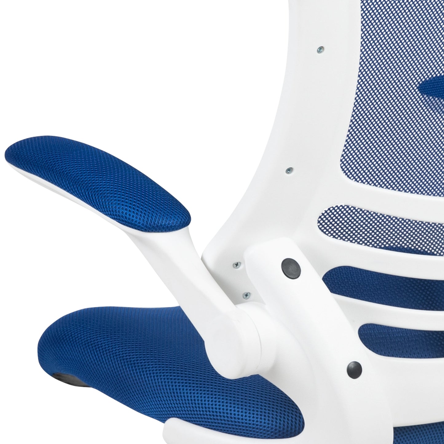 Mid-Back Mesh Desk Chair BL-X-5M-WH with Ergonomic Design and Comfortable Support