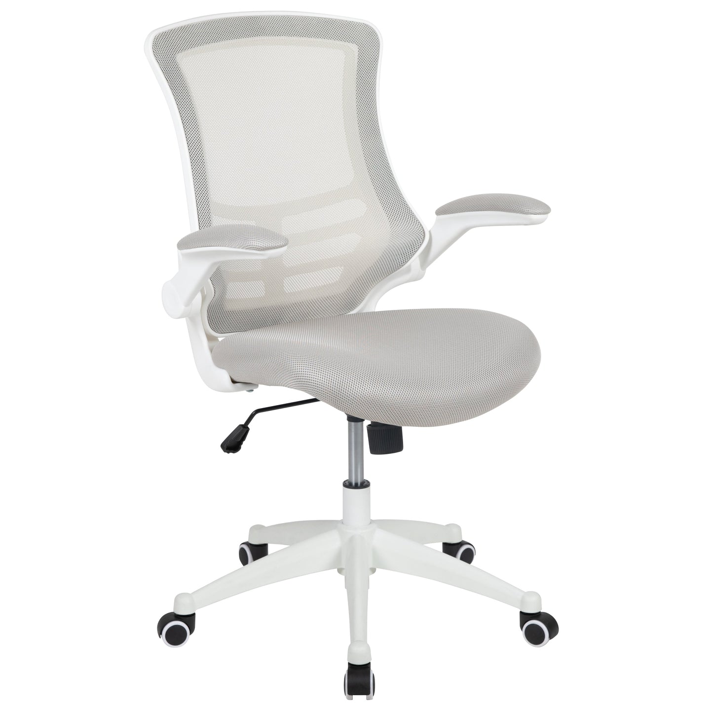 Mid-Back Mesh Desk Chair BL-X-5M-WH with Ergonomic Design and Comfortable Support
