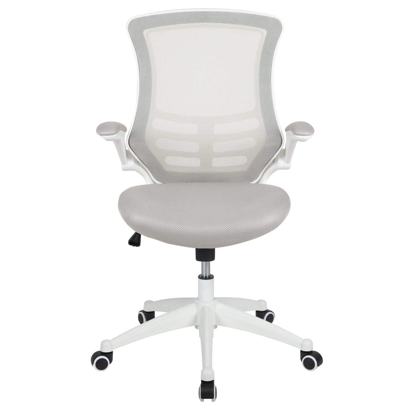 Mid-Back Mesh Desk Chair BL-X-5M-WH with Ergonomic Design and Comfortable Support