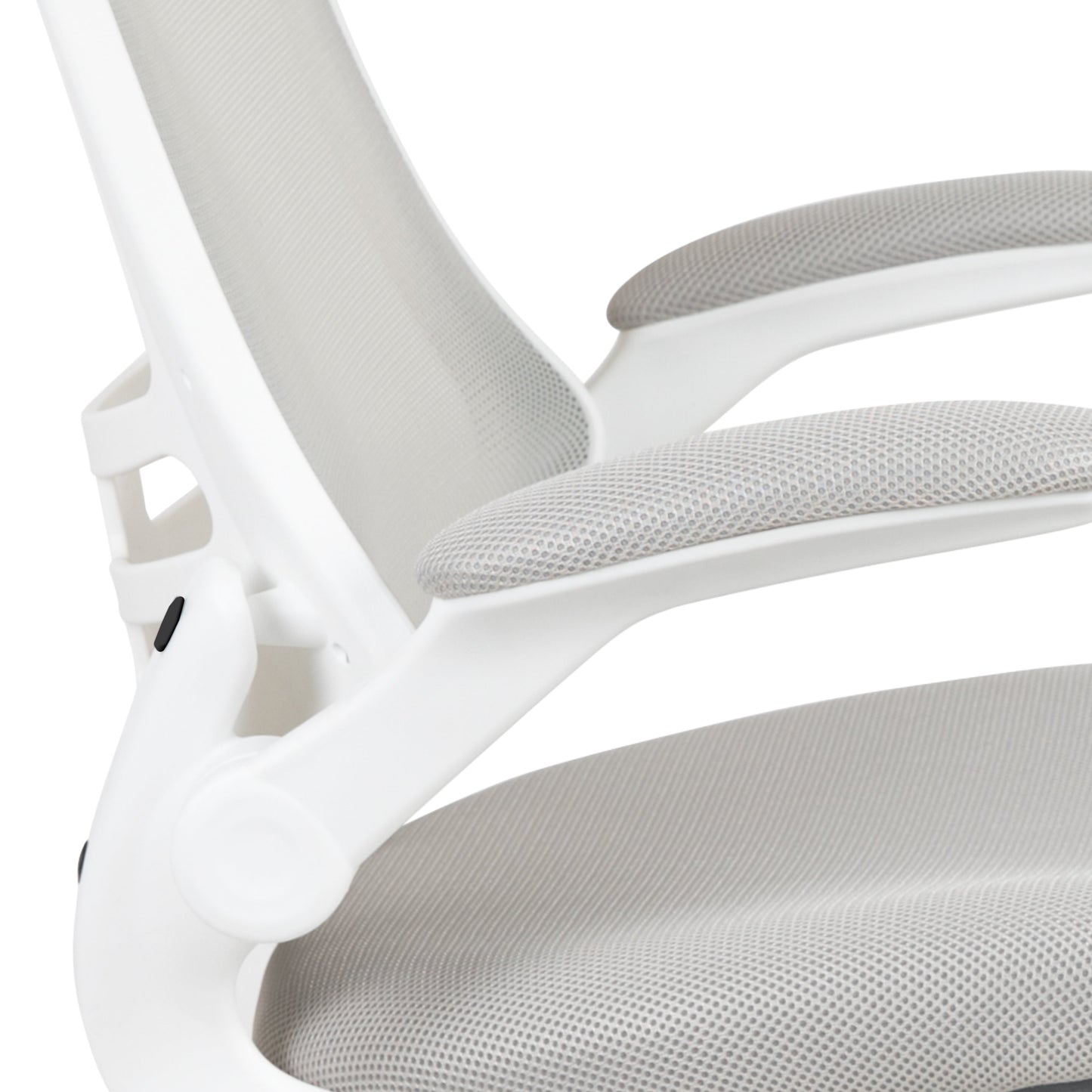 Mid-Back Mesh Desk Chair BL-X-5M-WH with Ergonomic Design and Comfortable Support