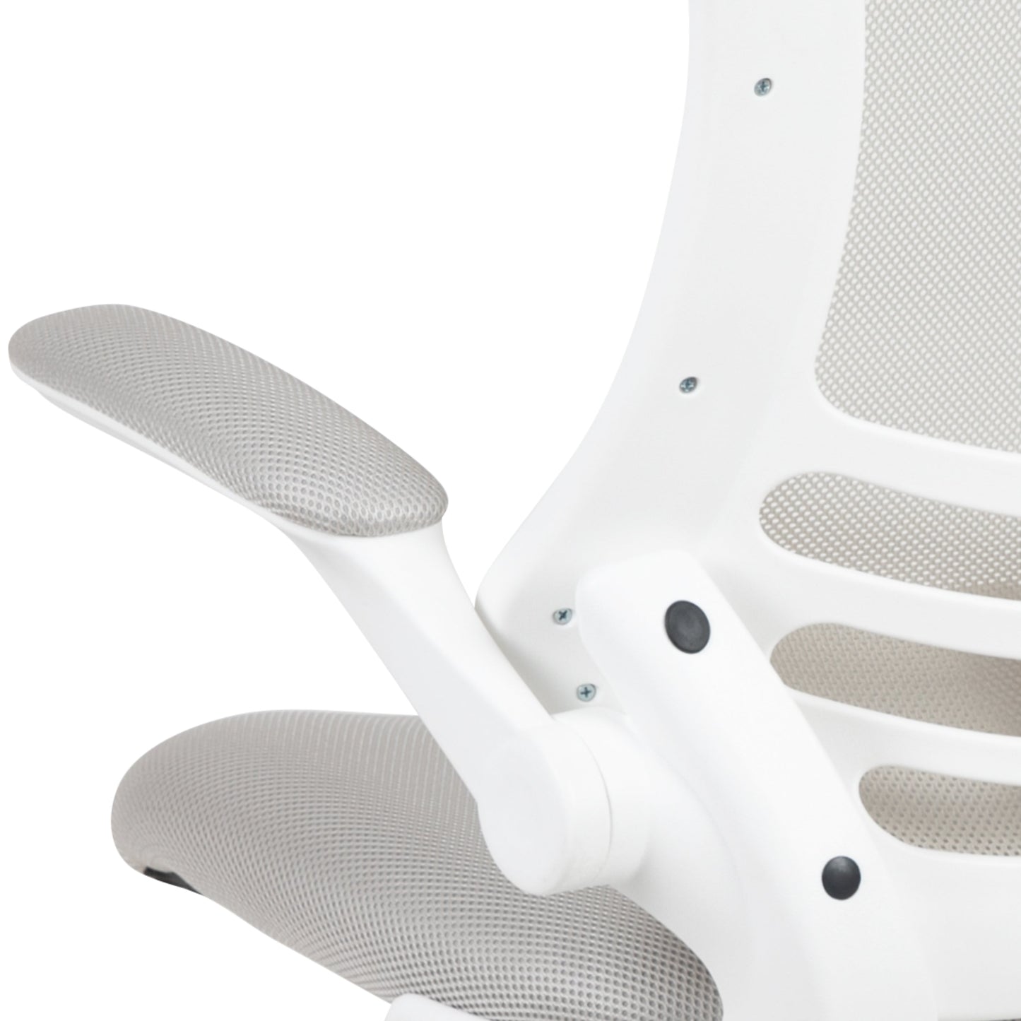 Mid-Back Mesh Desk Chair BL-X-5M-WH with Ergonomic Design and Comfortable Support