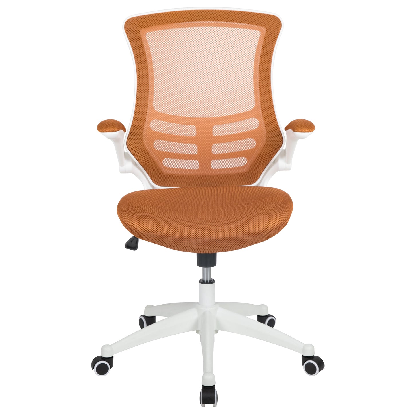 Mid-Back Mesh Desk Chair BL-X-5M-WH with Ergonomic Design and Comfortable Support