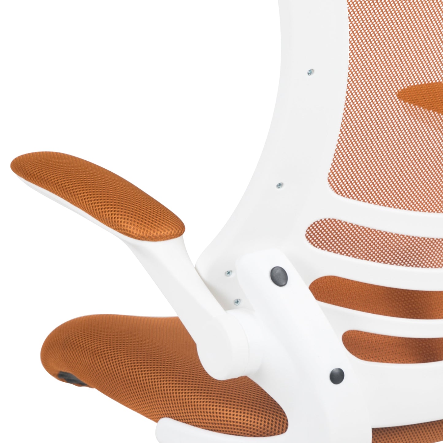 Mid-Back Mesh Desk Chair BL-X-5M-WH with Ergonomic Design and Comfortable Support