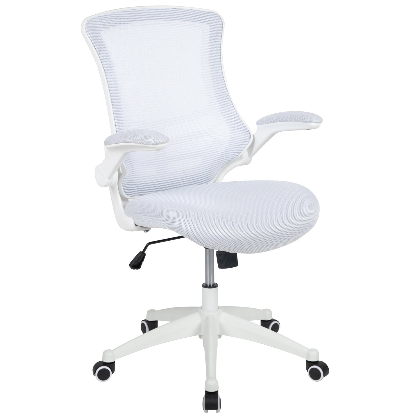 Mid-Back Mesh Desk Chair BL-X-5M-WH with Ergonomic Design and Comfortable Support