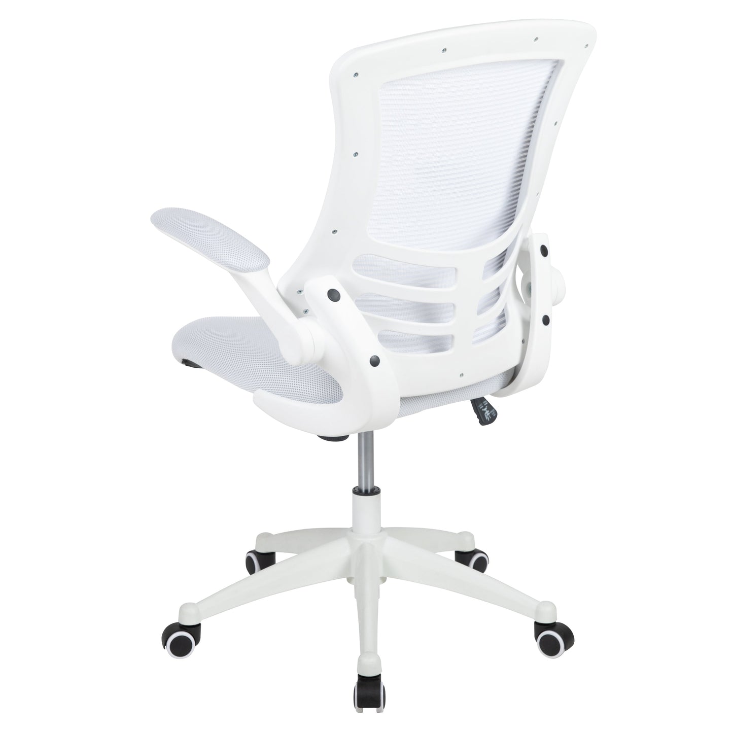 Mid-Back Mesh Desk Chair BL-X-5M-WH with Ergonomic Design and Comfortable Support