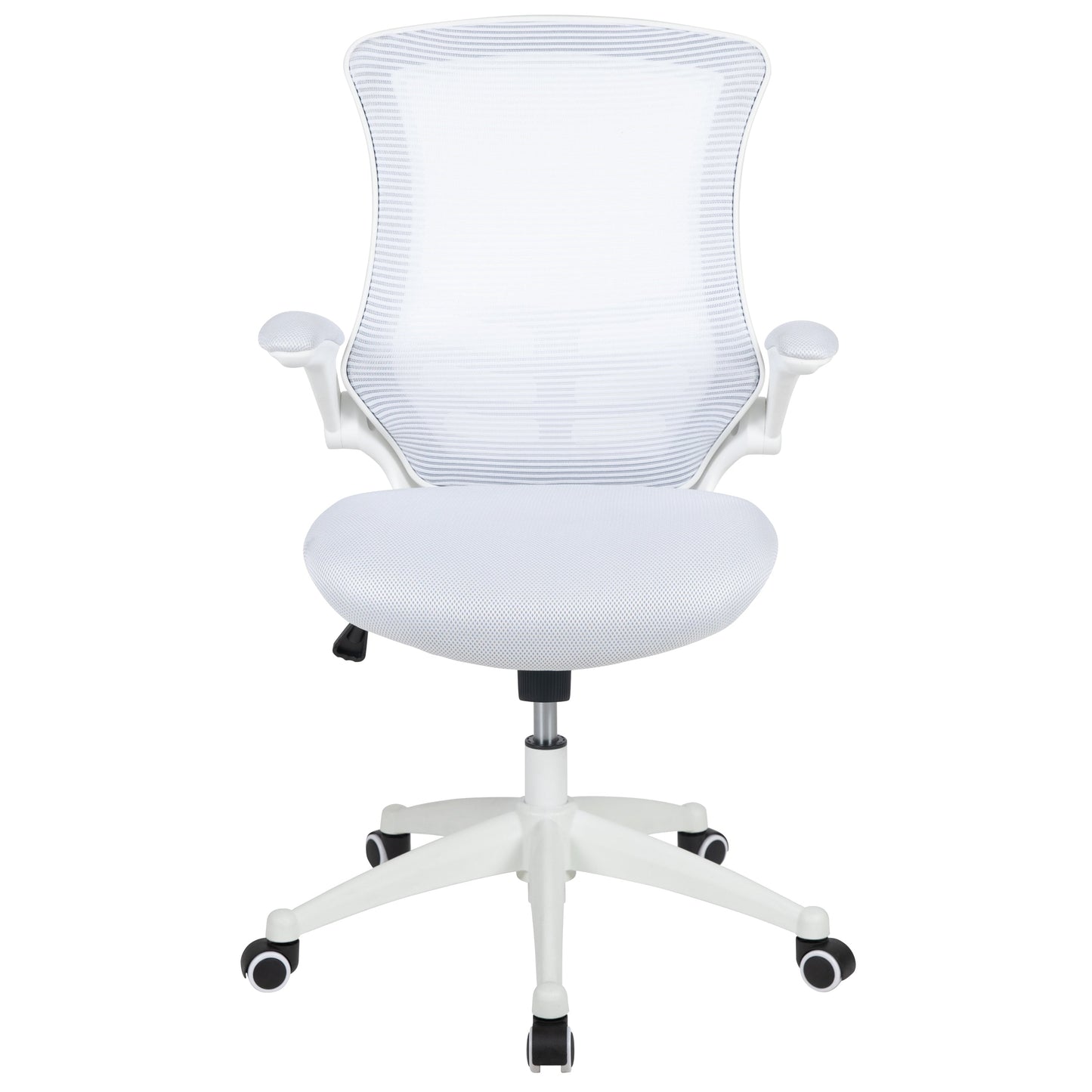 Mid-Back Mesh Desk Chair BL-X-5M-WH with Ergonomic Design and Comfortable Support